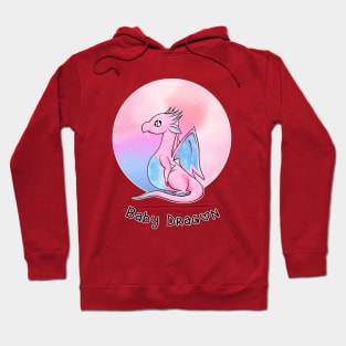 Cotton Candy Baby Dragon Hoodie